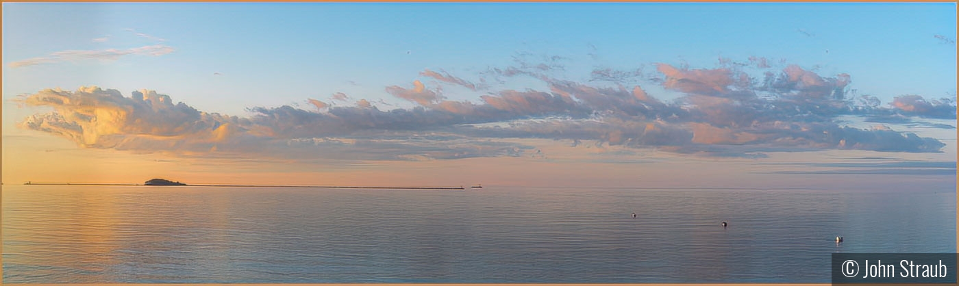 Duck Island Dawn by John Straub