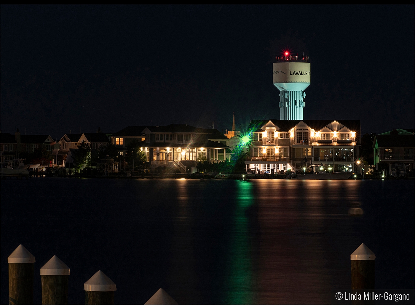 Jersey Shore by Night by Linda Miller-Gargano