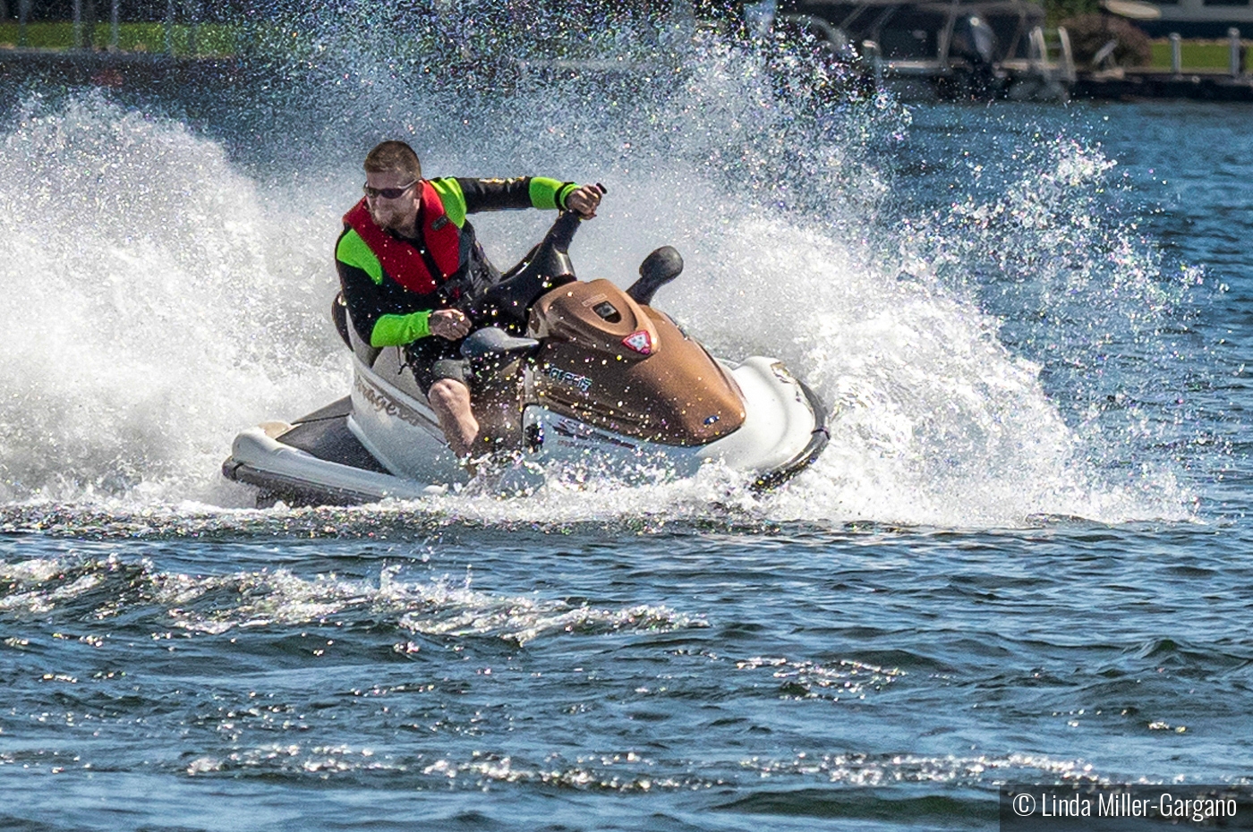 Jet Skier by Linda Miller-Gargano