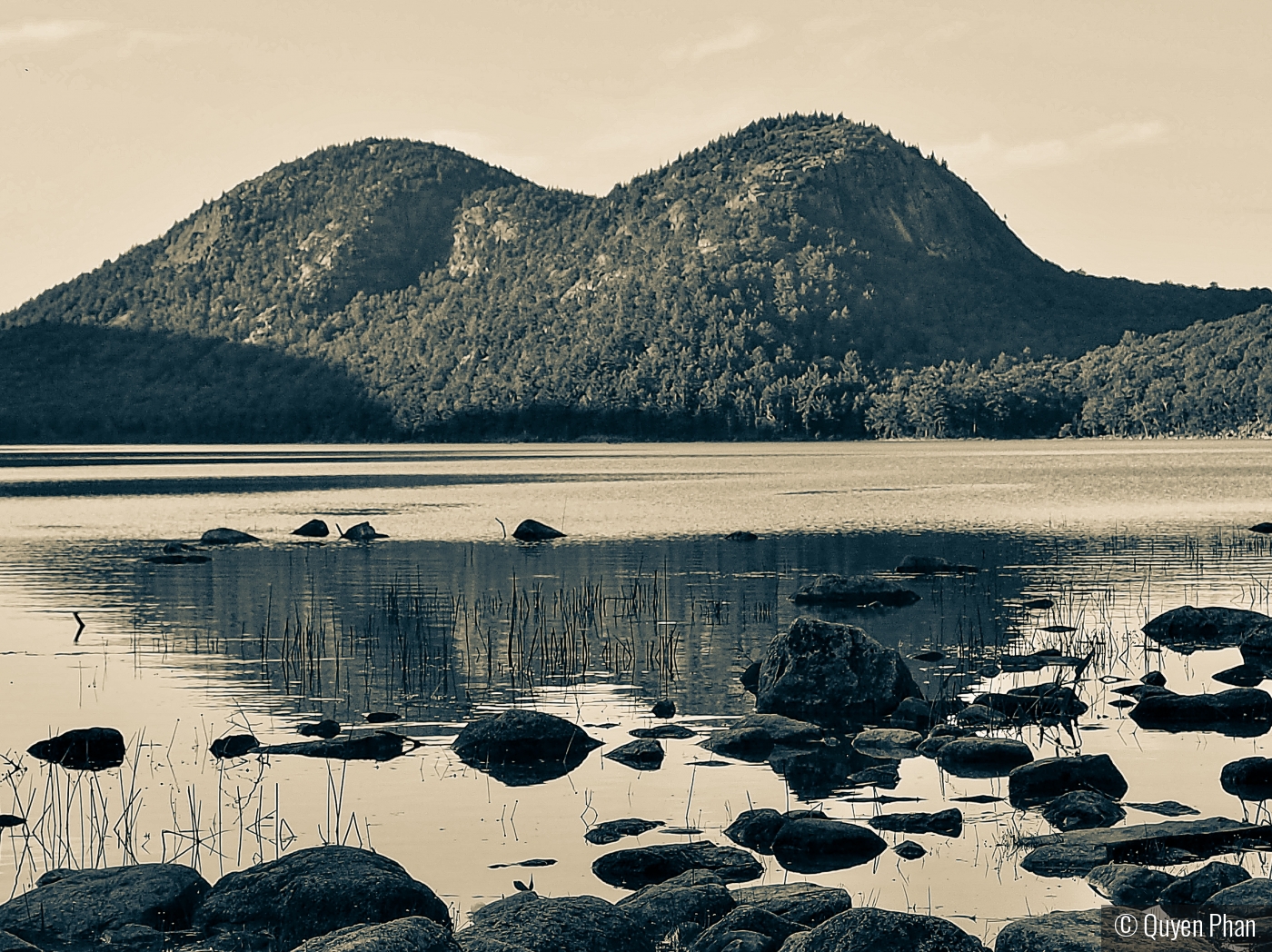 Jordan Pond at Acadia National Park by Quyen Phan