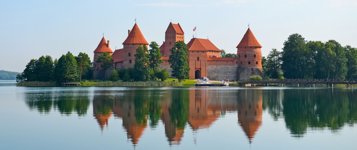 Lithuania's Trakai Island Castle by Louis Arthur Norton