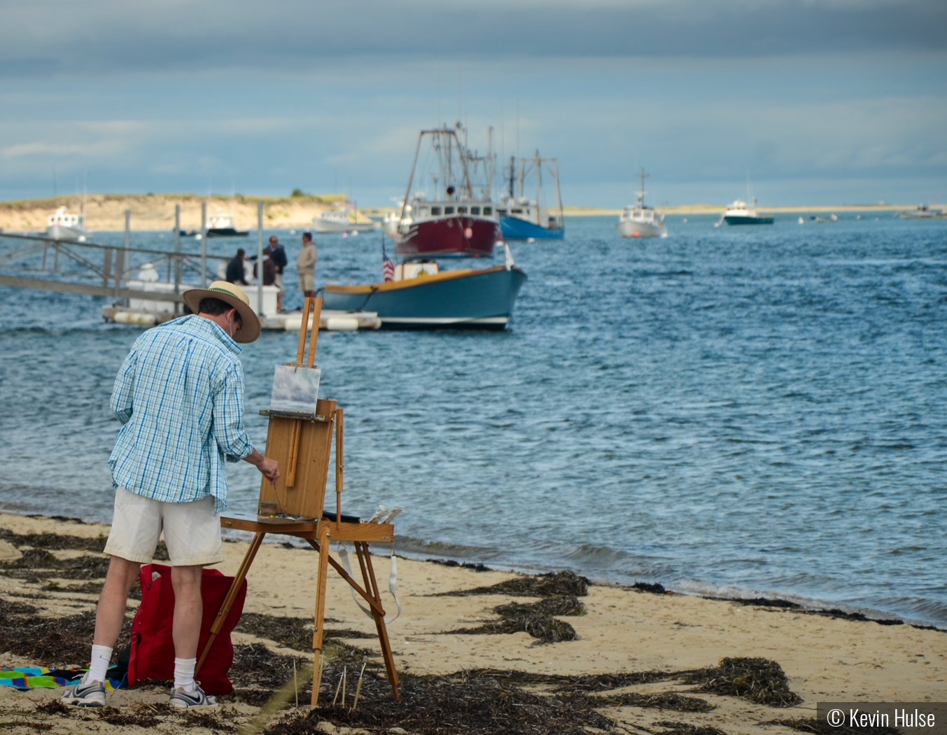 The Painter and the Bay by Kevin Hulse