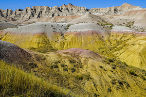 Class A HM: Badlands NP Mustard Hills by Jim Patrina