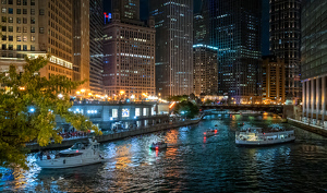 Salon HM: Chicago River Traffic by Bill Payne