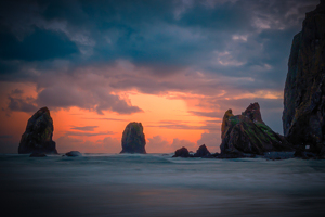 Salon HM: Sunset Cannon Beach, Oregon by Bill Payne