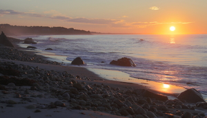 Vineyard Beach Sunrise - Photo by Bill Latournes